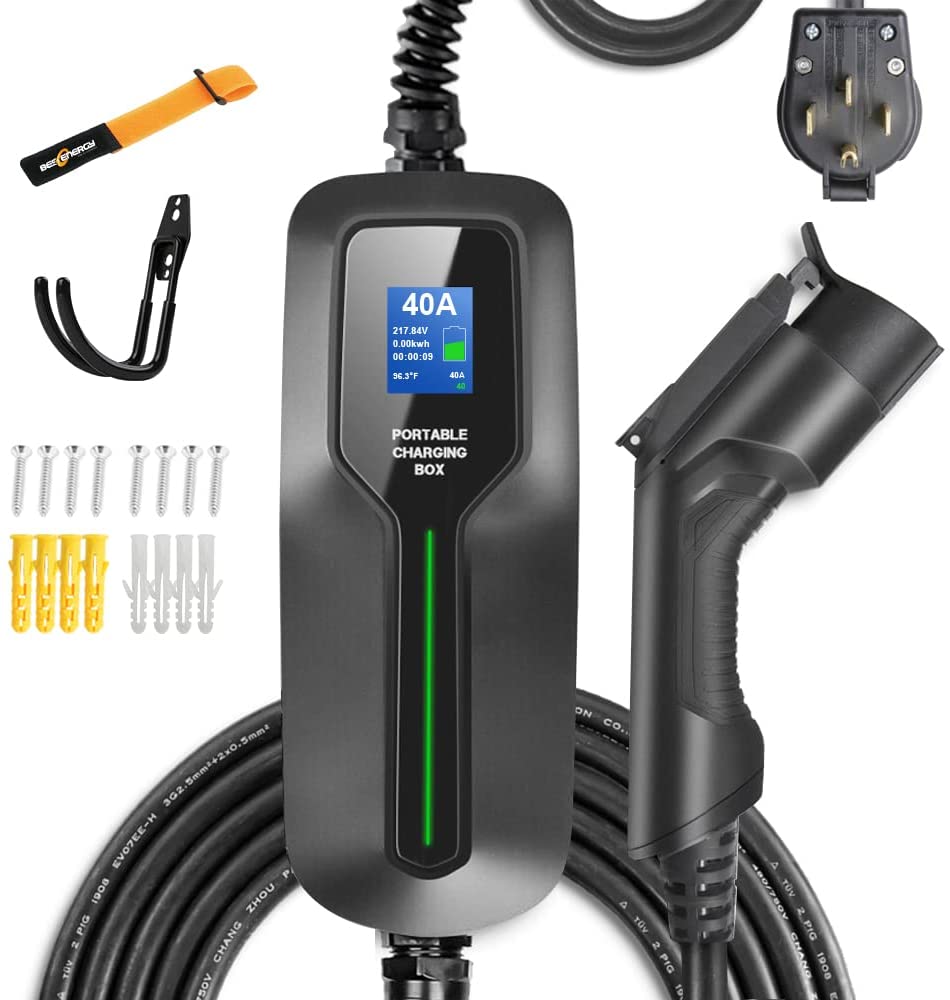 BESENERGY - Level 2 Portable EV Charger (40 Amp)