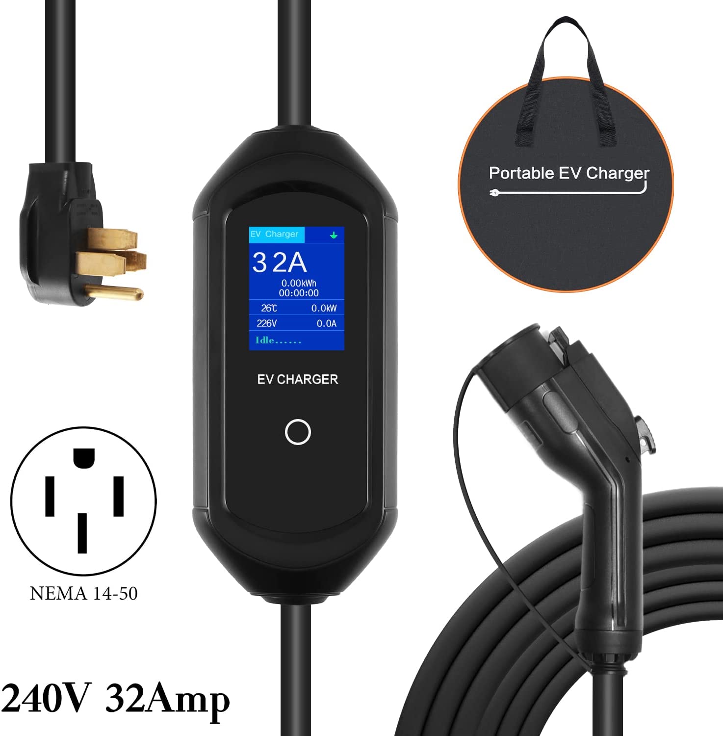 A complete review of the new HANSSHOW Portable EV Charger | 2022