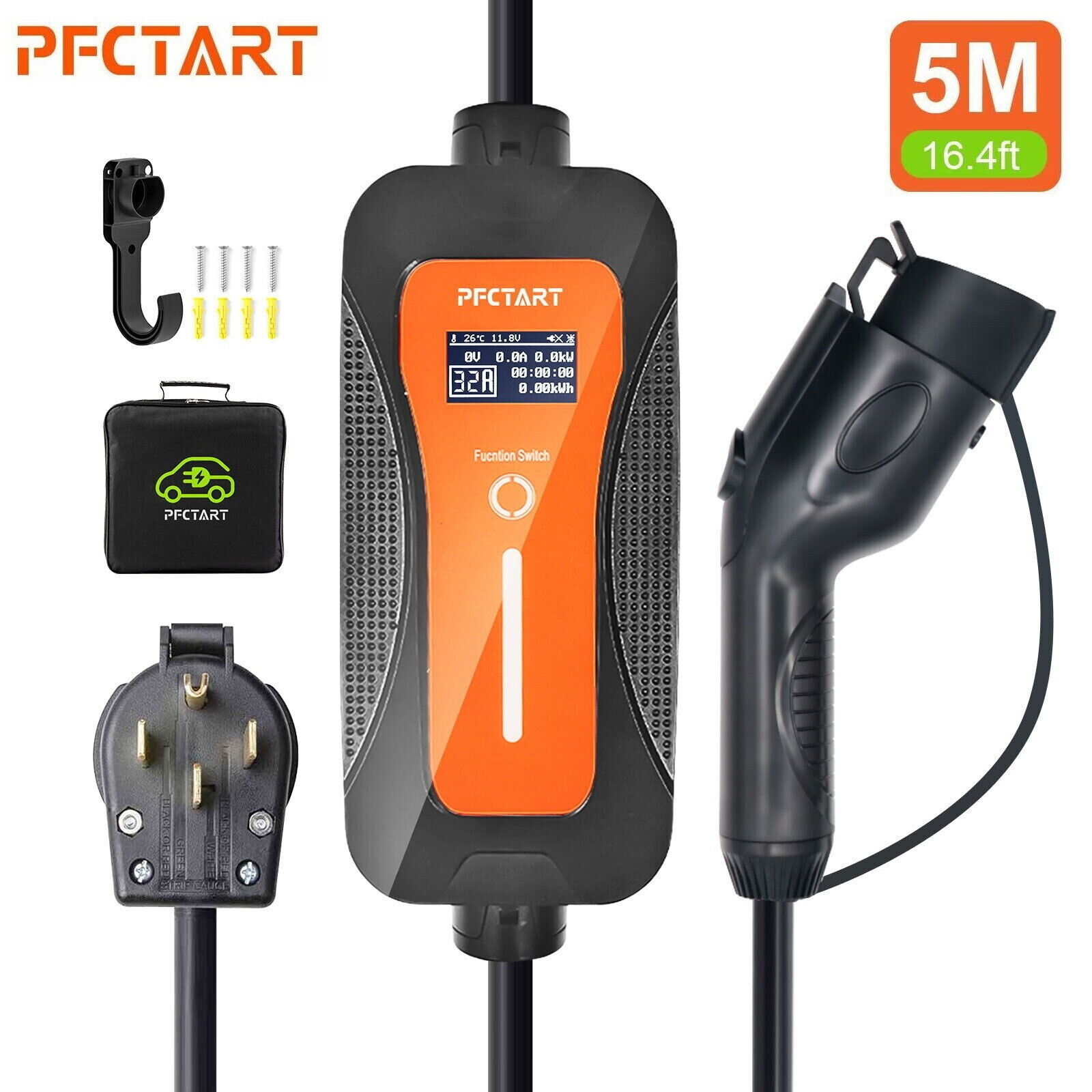 A review of the new PFCTART 32 AMP Portable EV Charger | 2022